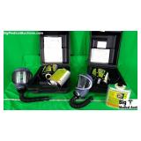 MSA GMEO-SSW Lot of 2 Gas Mask with Carrying Case MSA GMEO-SSW Lot of 2 Gas Mask with Carrying Case
