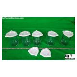 Anchor Case w/ Glass (237ml ) Containers ( New in Anchor Case w/ Glass (237ml ) Containers ( New in