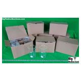 4 Cases w/ 6 Glass Containers 4 Cases w/ 6 Glass Containers