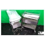 Lot of 2 Stainless Steel Basinets Lot of 2 Stainless Steel Basinets