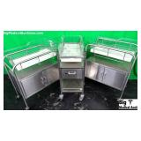 Lot of 3 Stainless Steel Basinets Lot of 3 Stainless Steel Basinets