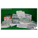 Abbott, Cordis, Medline Case w/ Various Sizes of H