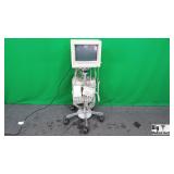 HP M1094B,  66 Patient Monitor on Roll Stand with