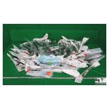 Lot of Various Disposable Metal Laryngoscope Bla