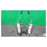 Lot of 2 Oxygen Tanks on Carts.