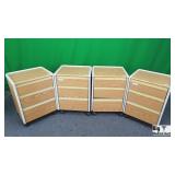 Hill-Rom P2303BROK Lot of 4 Vista Bedside Cabinets