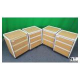 Hill-Rom P2303BROK Lot of 4 Vista Bedside Cabinets