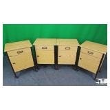 Lot of 4 Bedside Cabinets.