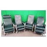 Winco 653 Lot of 4 Reclining Chairs.