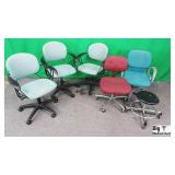 Lot of 6 Waiting Room Chairs.