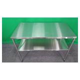Stainless Steel Rolling Back Table Stainless Steel Rolling Back Table