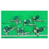 Chemtron 193-H Lot of Compressed Gas Regulators Chemtron 193-H Lot of Compressed Gas Regulators