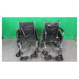 Lot of 2 Adult Wheelchairs