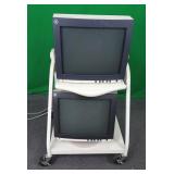 GE Siemens 2222002-3 Cath Lab Monitors, 21", Lot o