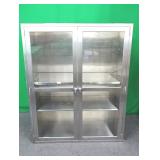 Cabinet with Double Glass Doors