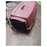 Plastic Pet Carrier with Metal Door