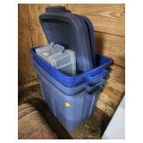 3xBID Plastic Storage Totes