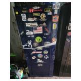 Metal Storage Cabinet with Stickers