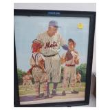 Framed Casey Stengel Print