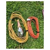 2xBID Extension Cords With Work Light