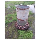 Galvanized Metal Hog Feeder