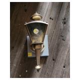 Brass Wall Mounted Lantern Lamp