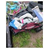 Folding Wagon With Float Tubs