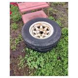 2X BID ST205/75R15 Tires & 5-Lug Wheels