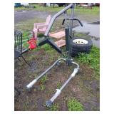 Metal Patient Lift With Casters