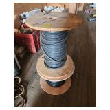 2xBID Two Large Spools of Black Cable