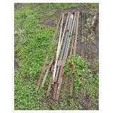 10X BID 7 and 6.5 FT Metal T Posts Lot