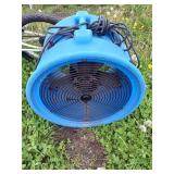 Blue Gale Force Industrial Fan