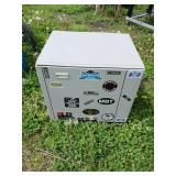 Metal Storage Cabinet with Stickers