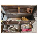 Metal Toolbox With Contents