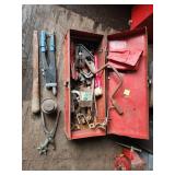 Vintage Hand Tools With Toolbox