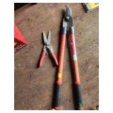 Red Loppers and Hand Pruners