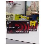 2X BID Federal 223 REM Ammo20pk