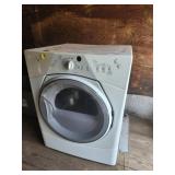 White Gas Dryer with Front Load Design