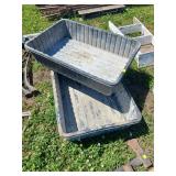 Two Large plastic Tubs