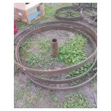 3 Metal Rings with Hub