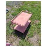 Metal Two-Tier Roller Cart