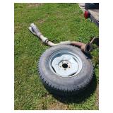 Exhaust Tail Pipe and 17in Tire