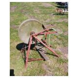 Vintage Pedal-Operated Grinding Wheel
