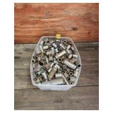 Tub of Assorted Metal Sockets