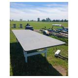 4x11ft Wooden Table Top Stand