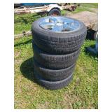 4X BID Chevy 215/55R 17 94V M&S Tires and Rims