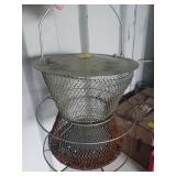 Metal Minnow Bucket with Lid