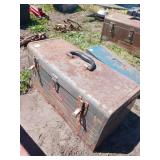 Metal Toolbox With Assorted Tools