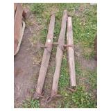 3X BID Three Wooden Yokes