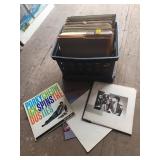Vinyl Records in Crate